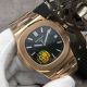 Swiss Replica Patek Philippe Nautilus 5711 Rose Gold Case Black Dial 40 MM 9015 Automatic Watch (9)_th.jpg